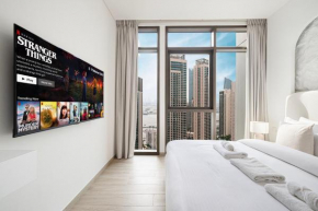 Elegant 1BR with Skyline View in Creek Harbour